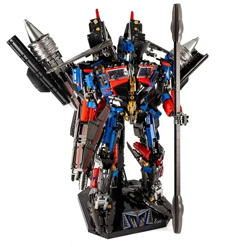 Transformers Series Building Blocks Optimus Prime Large-scale Assembled Model Ornaments Educational Toys Birthday Gift