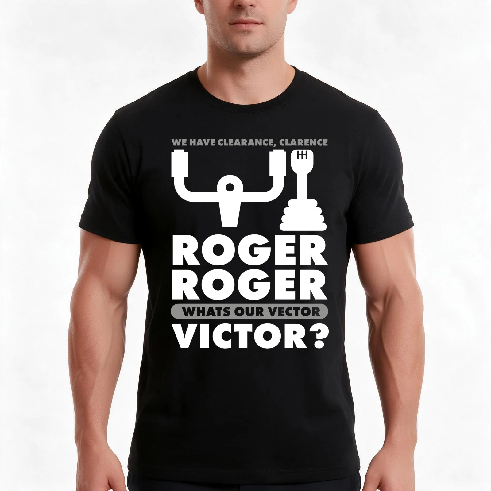 Roger Roger Whats Our Vector Victor Quote T-Shirt Summer Casual Cotton Tee Oversized Streetwear Tops Vintage Graphic Print