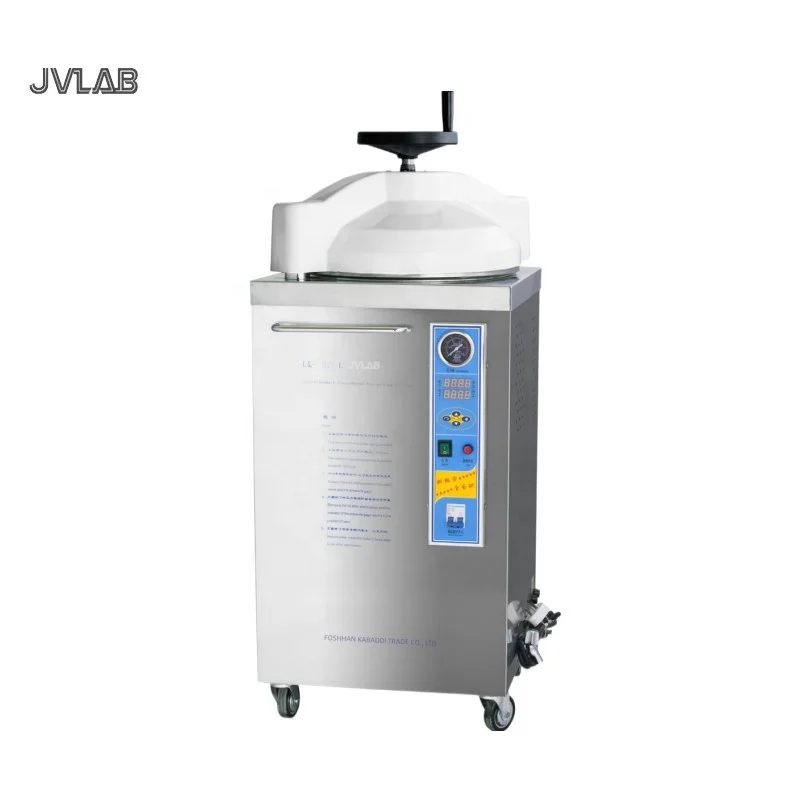 Automatic Vertical Hand Wheel Pressure Steam Sterilizer Autoclave High Pressure Steam Sterilizer Full Stainless Steel