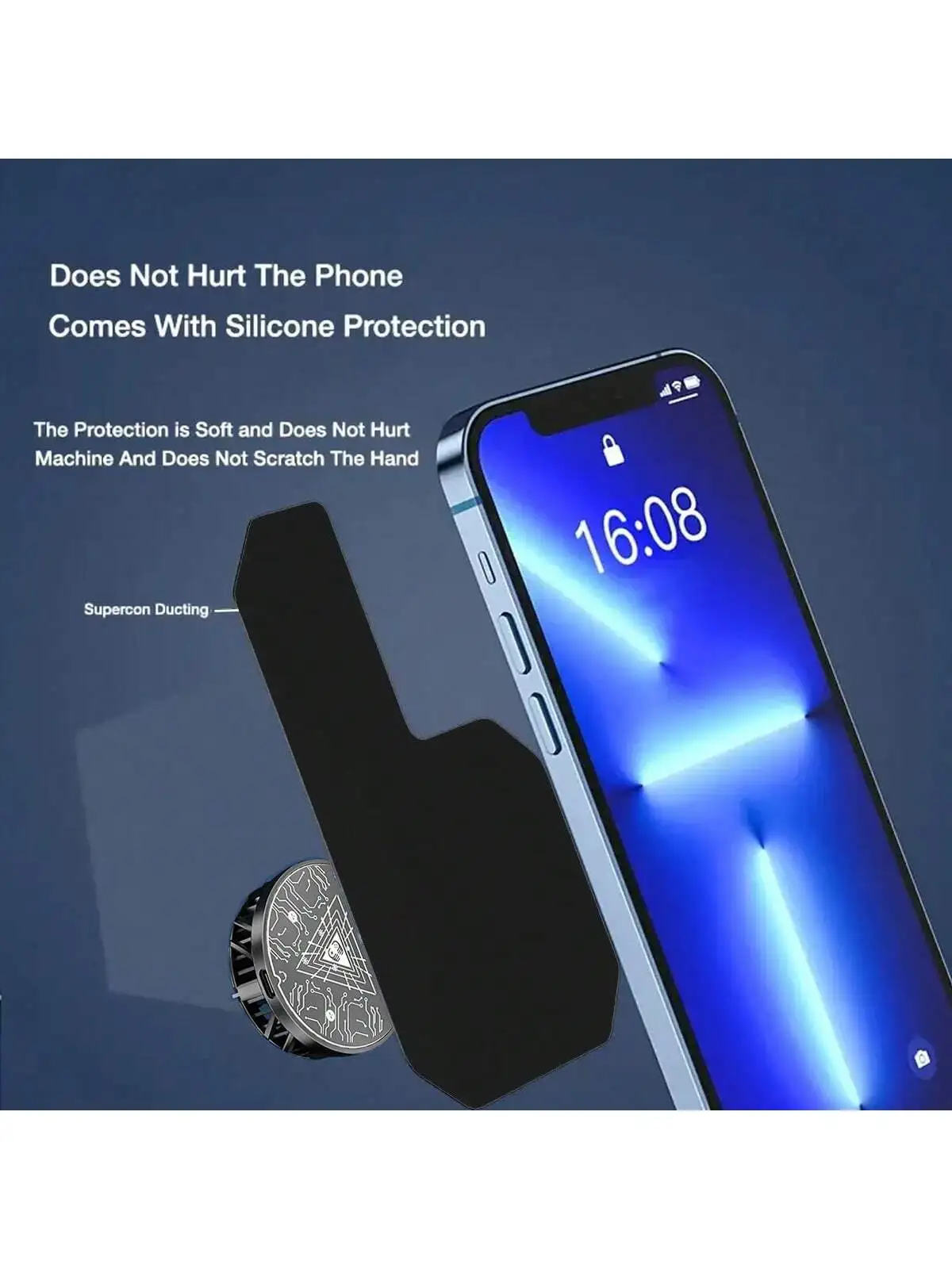 IJzeren warmteafvoerbord voor mobiele telefoons, niet-magnetische warmteafvoerstickers, thermische pads, warmteafvoer voor mobiele telefoons ac