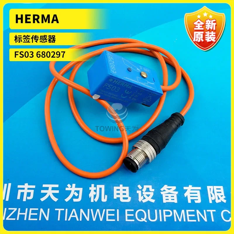 New Original German HERMA Label Sensor Taster FS03 680297 Order Number