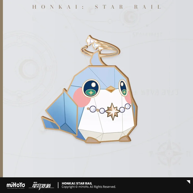 Anime Honkai: Star Rail Robin Black Swan Cosplay Anhänger Zubehör Brosche Cartoon Metall Plakette Mode Abzeichen Maskottchen Ornament