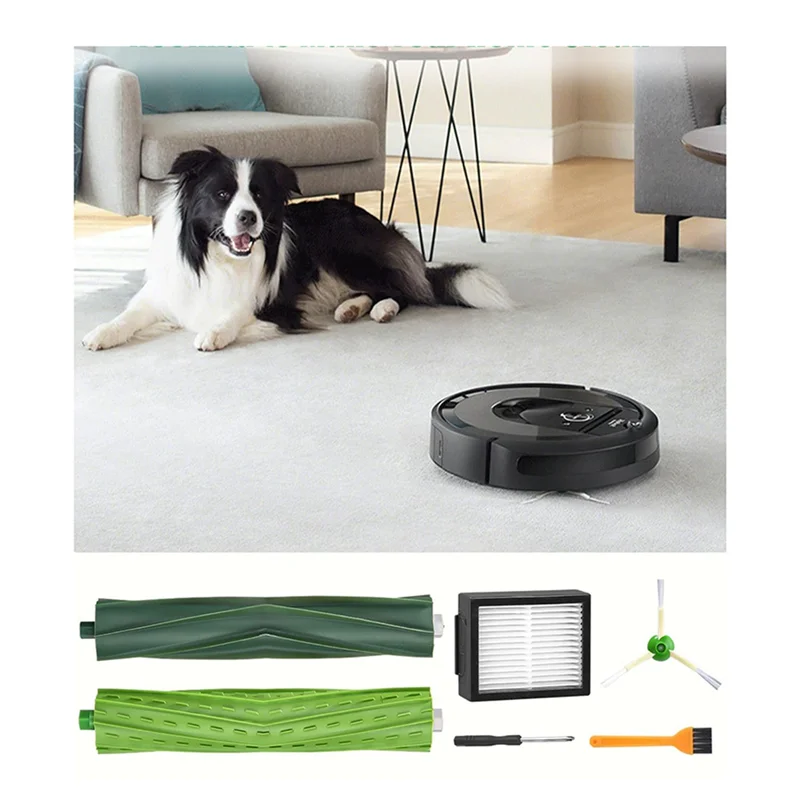 أجزاء متوافقة مع A24P لسلسلة Irobot Roomba E/I/J، I7 I7+ I3 I3+ I4 I4+ J7 J7+ E5 E6 المكنسة الكهربائية، الوصول إلى استبدال الفرشاة