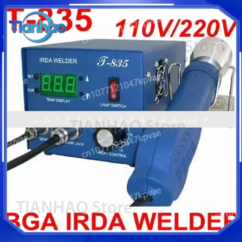 Original PUHUI T-835 BGA IRDA WELLER Infrared Repair Table Welding Machine for 35mm Welding Kit
