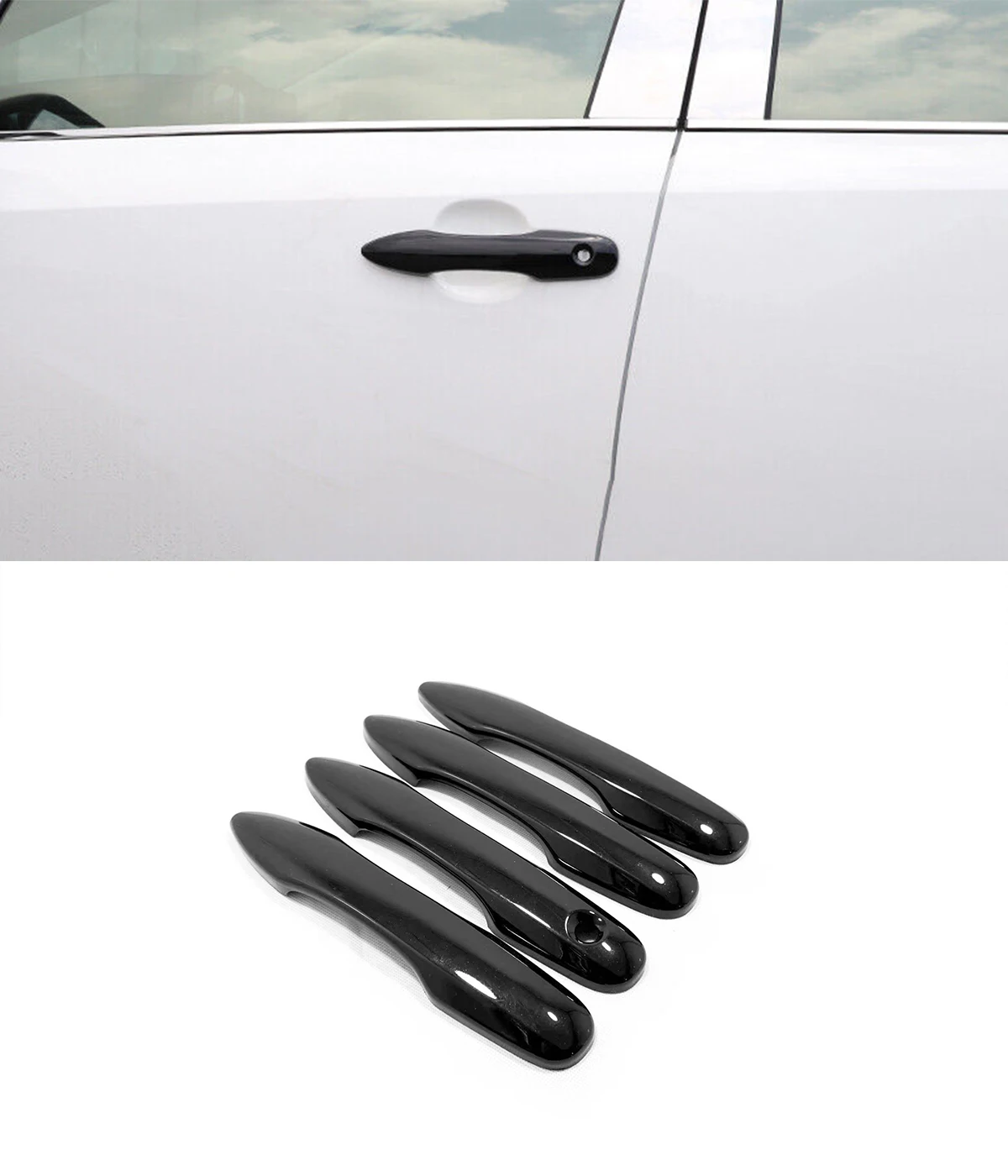 For Toyota Corolla Cross 2022 2023 Car Accessories Abs  Side Door Handle Cover Trim Auto Parts Exterior Protector Sticker