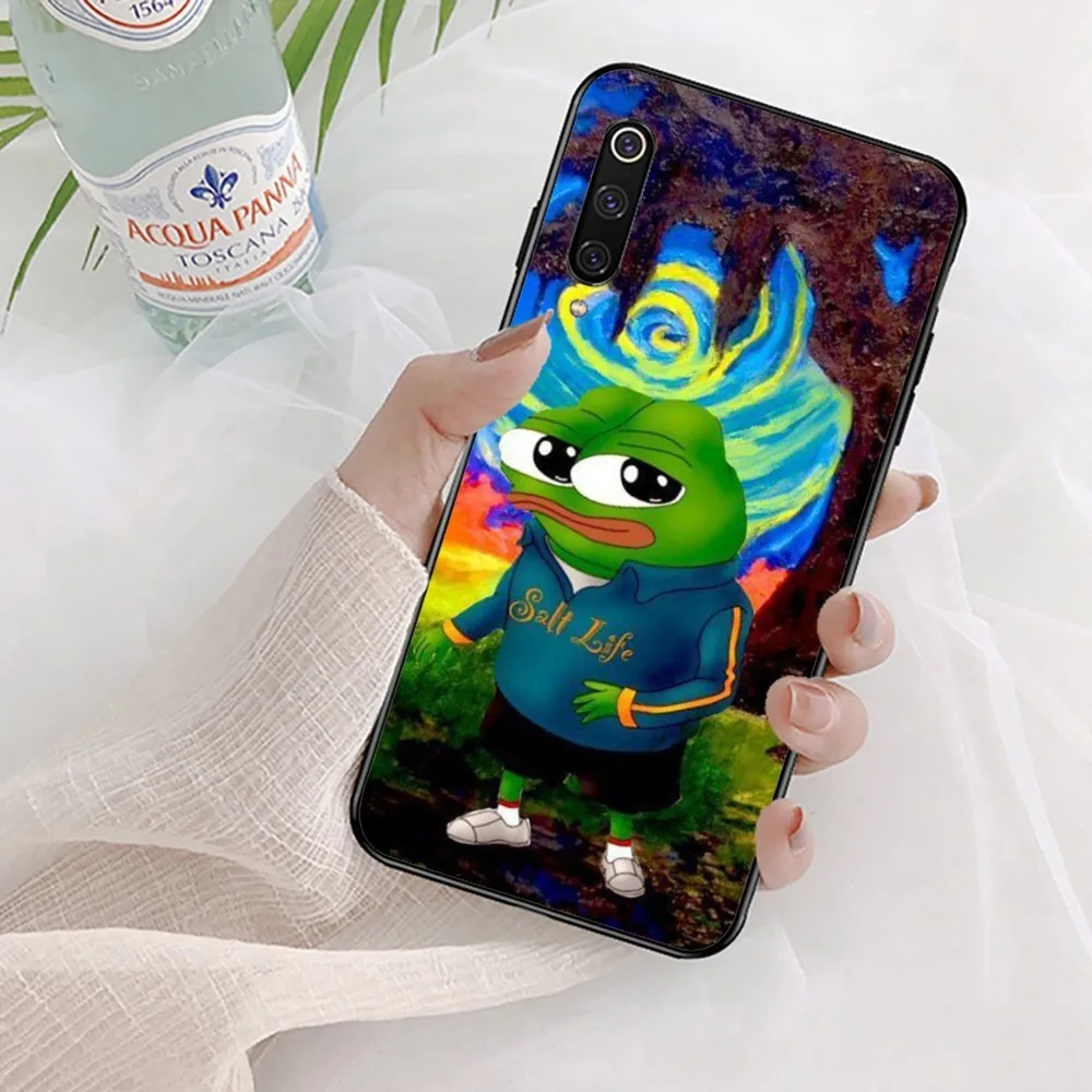 Sad Pepe The Frog  Phone Case For Xiaomi Mi 5X 8 9 10 11 12 lite pro 10T PocoX3pro PocoM3 Note 10 pro lite