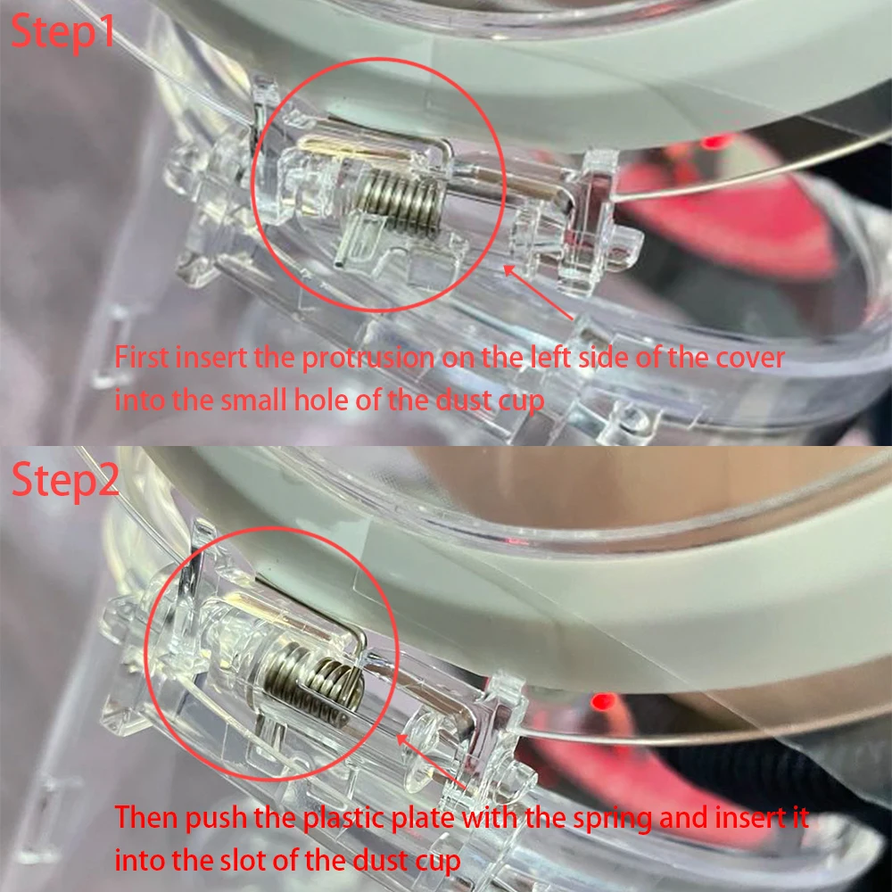 Kubeczek cyklonowy do Xiaomi SCWXCQ02ZHM ręczny części zamienne do odkurzaczy bezprzewodowy 1C