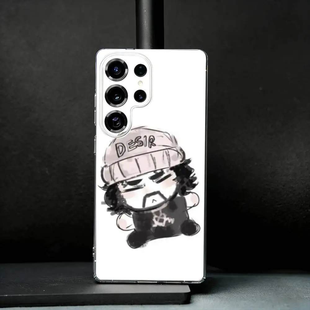 R-Rapper O-Odetari   Phone Case For Samsung S25,S24,S21,S22,S23,S30,Ultra,S20,Plus,Fe,Note,10,9,5G Transparent Cover