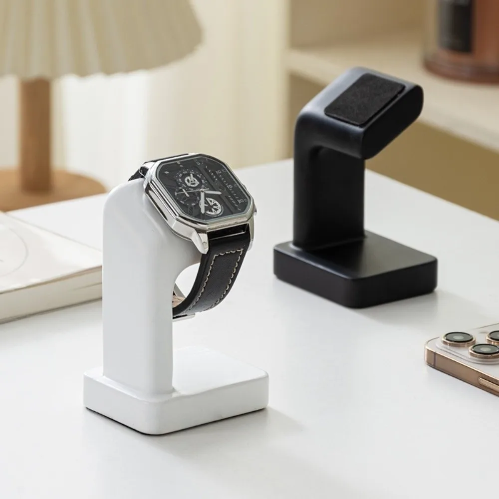 Lujoso soporte para reloj tipo C, Material de resina, estante para