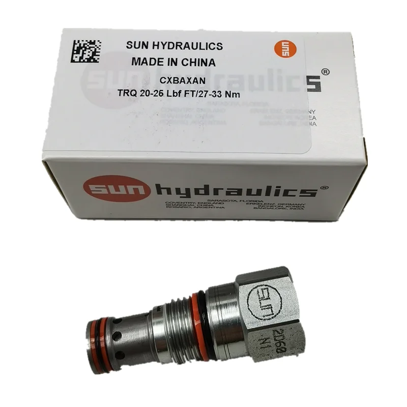Original SUN Cartridge Valve NCFB LCN CXFA XFN CXBA XAN RDBA LCN RPCC LCN Made in CHINA  Hydraulic Check Valve