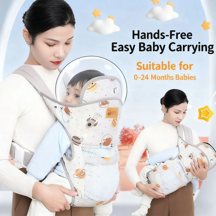 

Easy Front Hug Baby Strap for Outing Breathable Shoulders Children's Back Baby Strap Baby Artifact