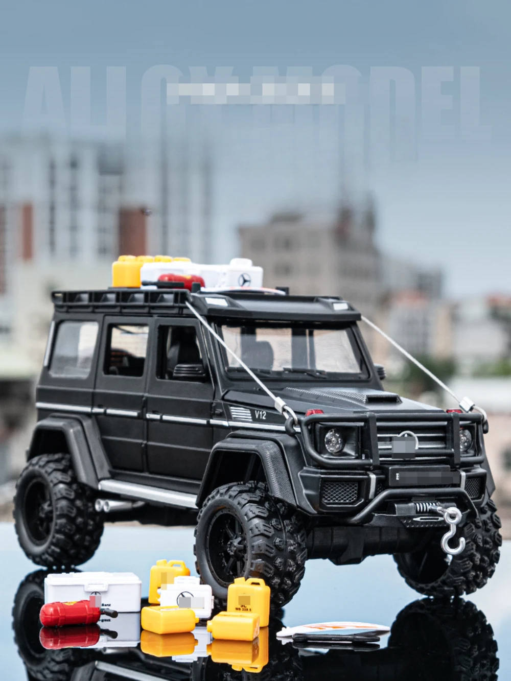 

1:24 G550 SUV Alloy Model Car Toy Diecasts Simulation Off Road Vehicle Sound and Light Car Toys for Children Birthday Gifts