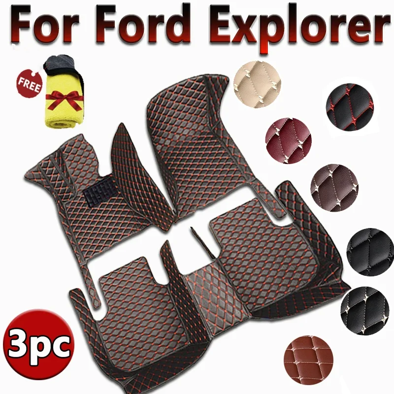 

Car floor mats for Ford Explorer 2006 2007 2008 2009 2010 2011 2012 2013 2014 2015 Custom auto foot Pads automobile carpet cover