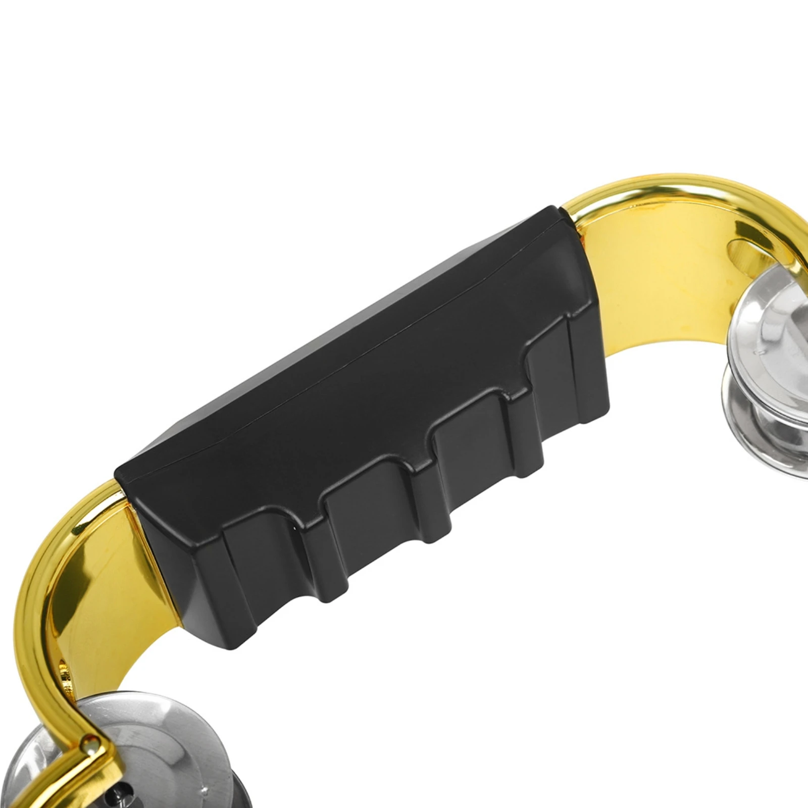 Double-Layer Tambourine Metal Jingling Discs Plum-Blossom Tambourine Hand Percussion ABS Plastic