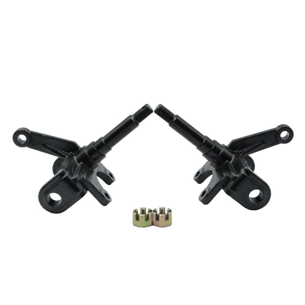 1 Set Steering Strut Knuckle Spindles with 110mm*4 Stud Wheel Hub For 150cc 200cc 250cc ATV UTV Buggy Kart Golf Cart Quad Bike