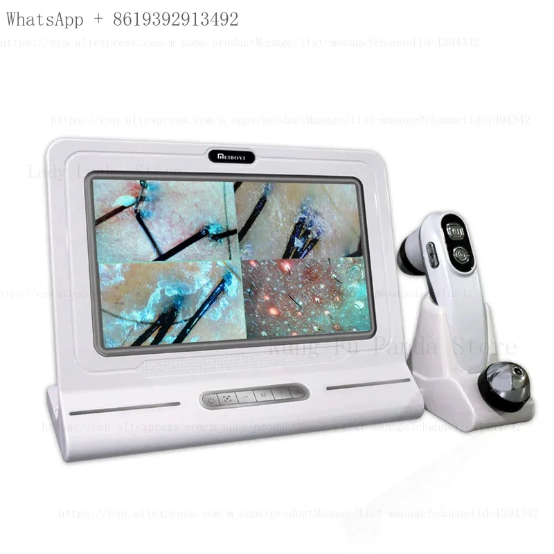 UMI. Professional Detector - Scalp, Follicle, Moisture, Pores, Magnifying Analyzer & Tester (11 Inch)