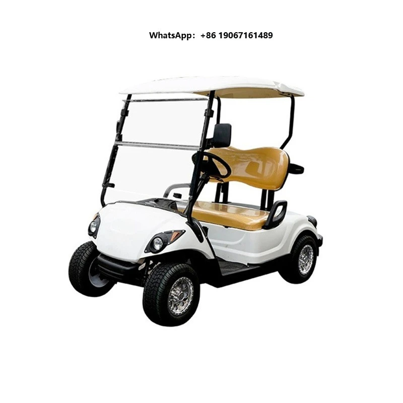 Made in China with CE Certified Low Speed 4 Wheel 2 Seater Electric Golf Cart LXM