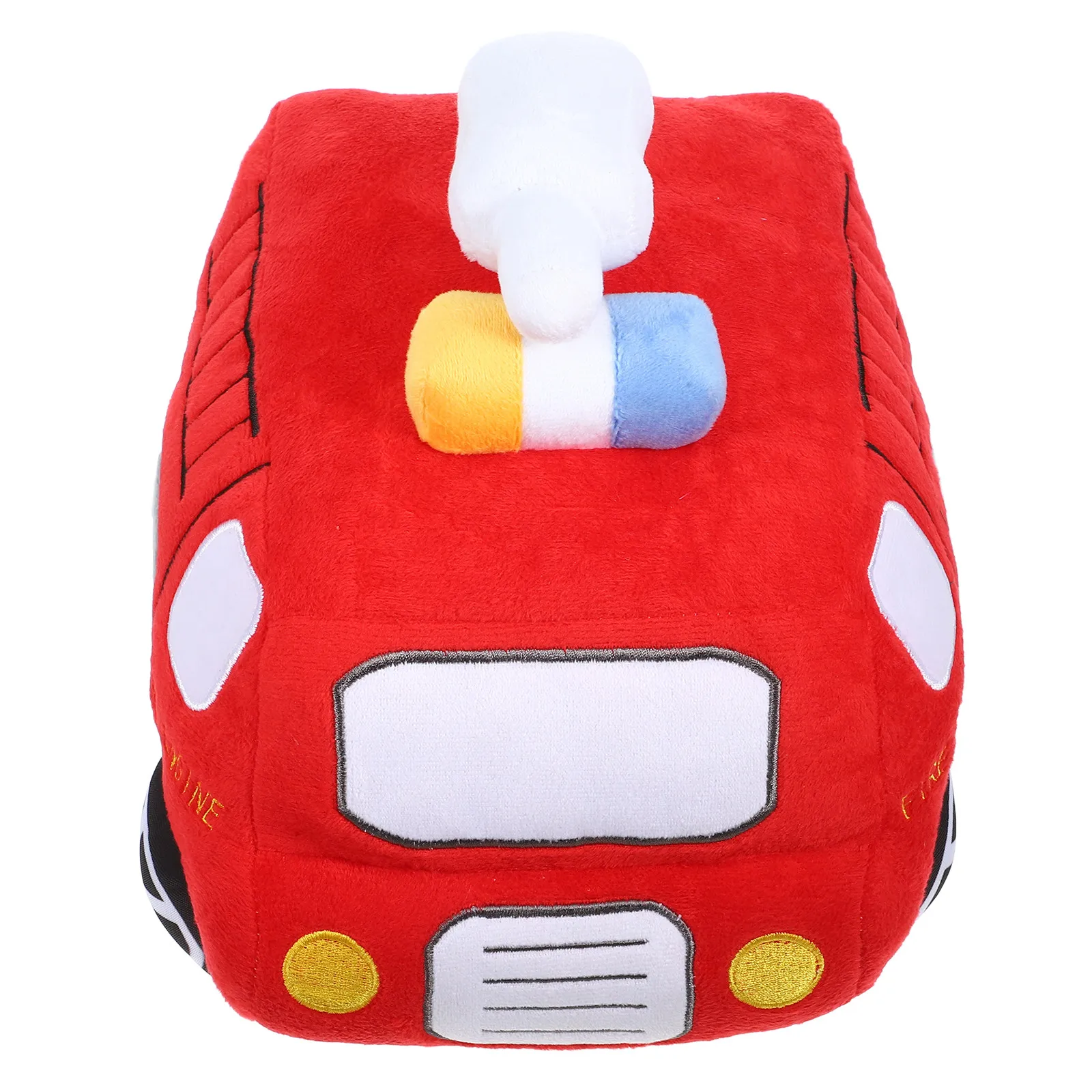 

Fire Truck Stuffed Cushion Cartoon Soft Vehicle Pillow for Sofa Bedroom Car Home Decoration Gift Fire Engine