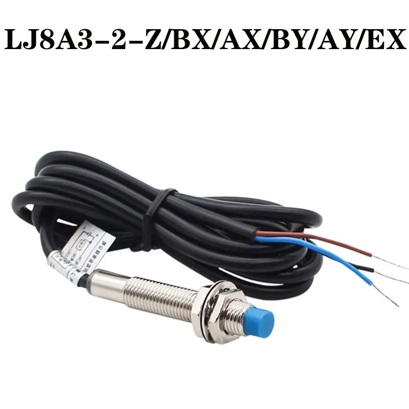LJ8A3-2-Z-BX/AX مفتاح القرب BY/AY/EX/DX/DZ/EZ PNP/NPN NO NC M8 2 مللي متر كشف المسافة مفتاح مستشعر حثي #1