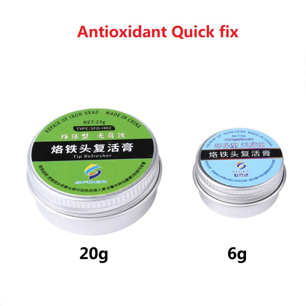 Soldering Iron Tip Clean Revival Cream Refresher Solder Cream For Oxide Iron Head Lead-Free Clean Oxidation Welding Solder Paste