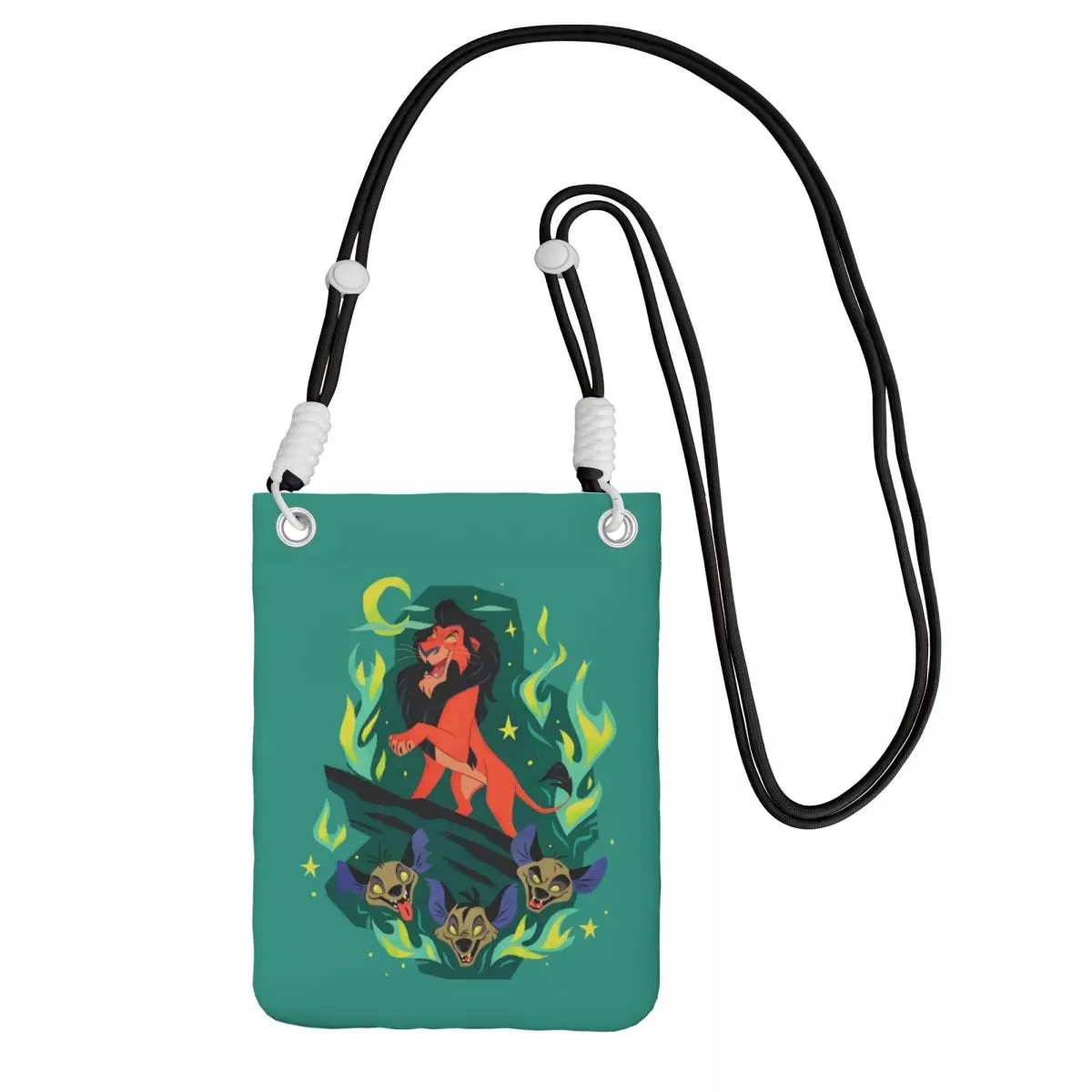

Custom Casual The Lion King Mobile Phone Bag Men Women Cartoons Shoulder Crossbody Bag City Walk Detachable Shoulder Strap