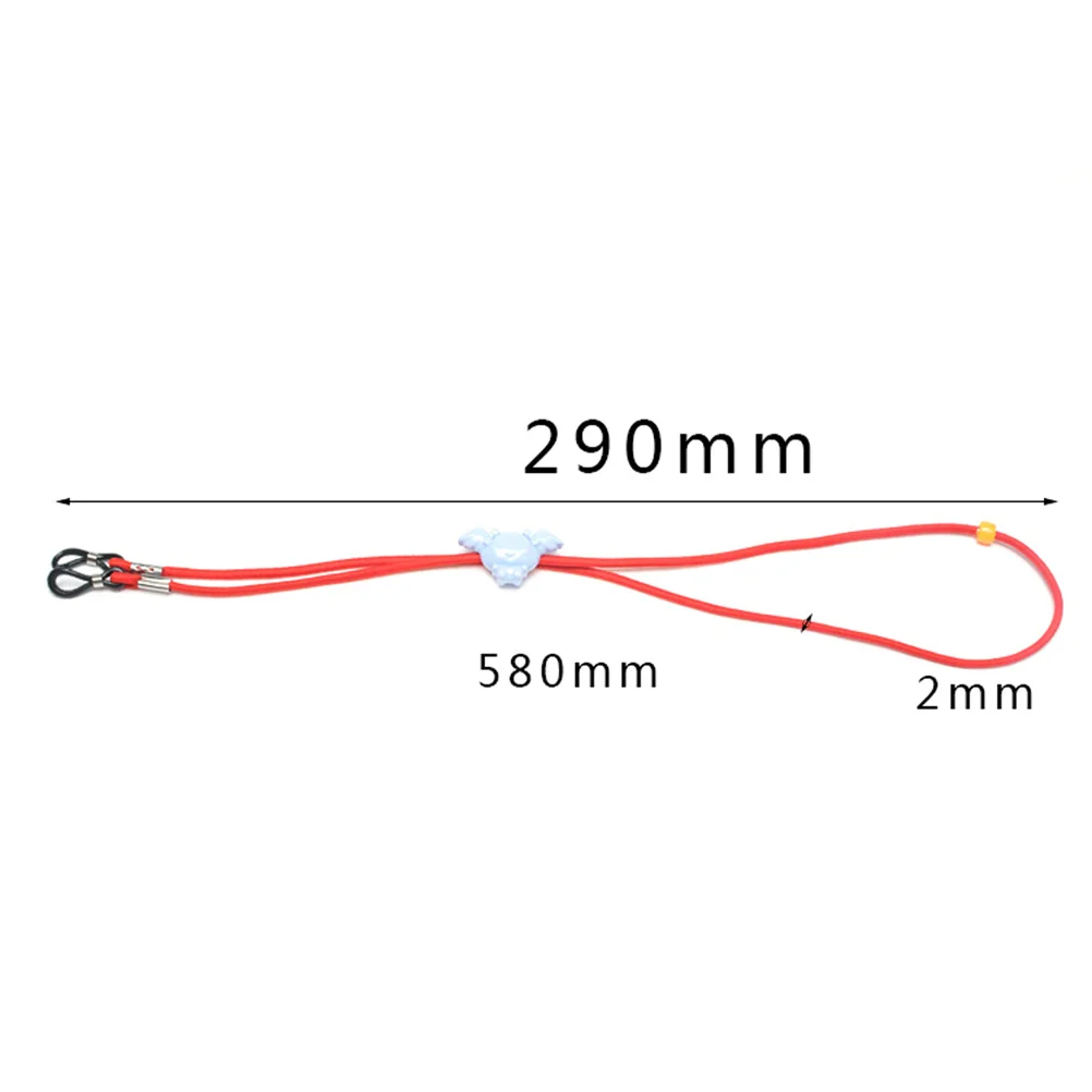 12 قطعة من حزام النظارات المضاد للانزلاق لحامل تثبيت النظارات المصنوع من النايلون المرن القابل للتعديل الملون مناسب لركوب الدراجات
