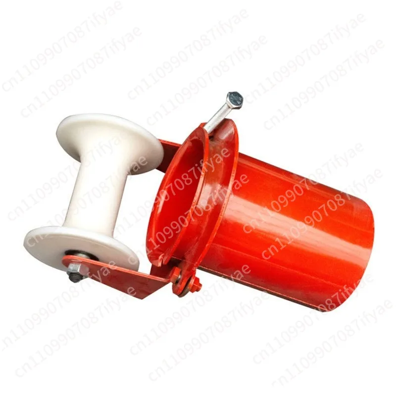 Cable pay-off pulley corner nylon ground cable pulley triple wellhead nozzle bridge hanger seat pulley