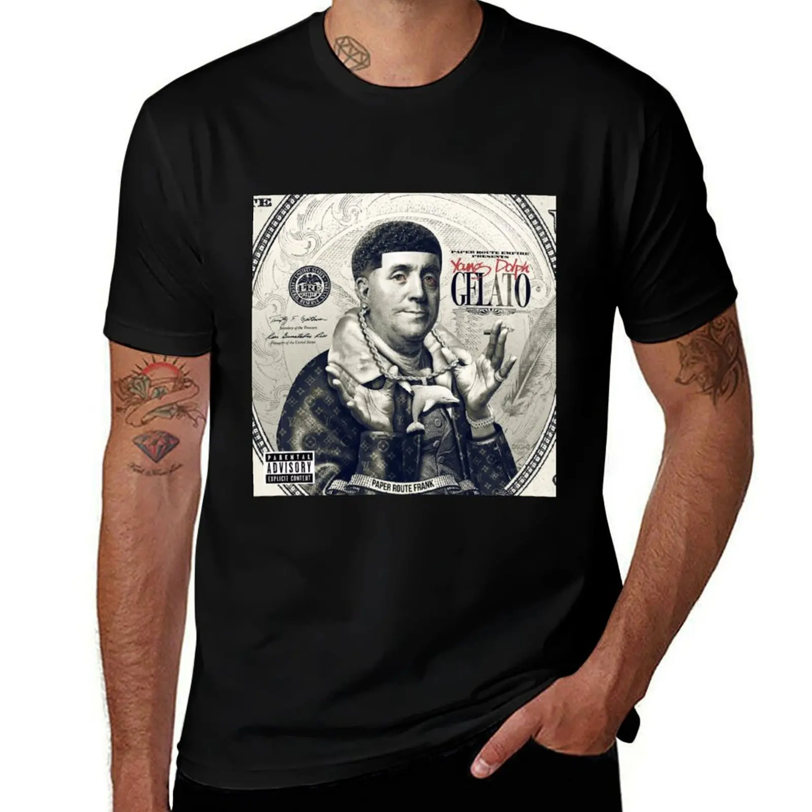 Gelato - Young Dolph T-Shirt Sporty Casual Quick Dry T-Shirt