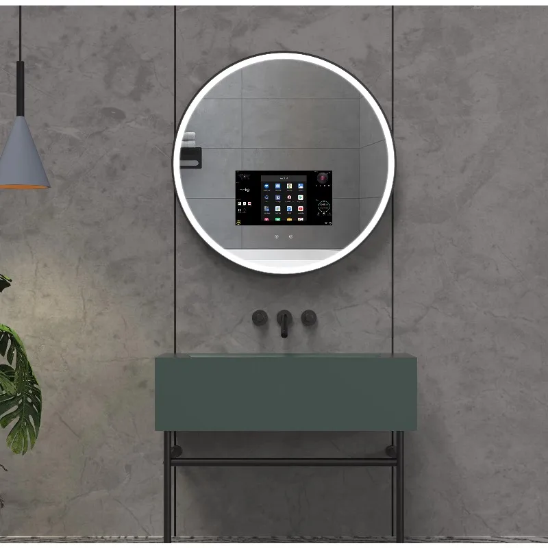 

[Горячая распродажа] Ванная комната Wi-Fi с сенсорным экраном Android Smart Magic Mirror с подсветкой