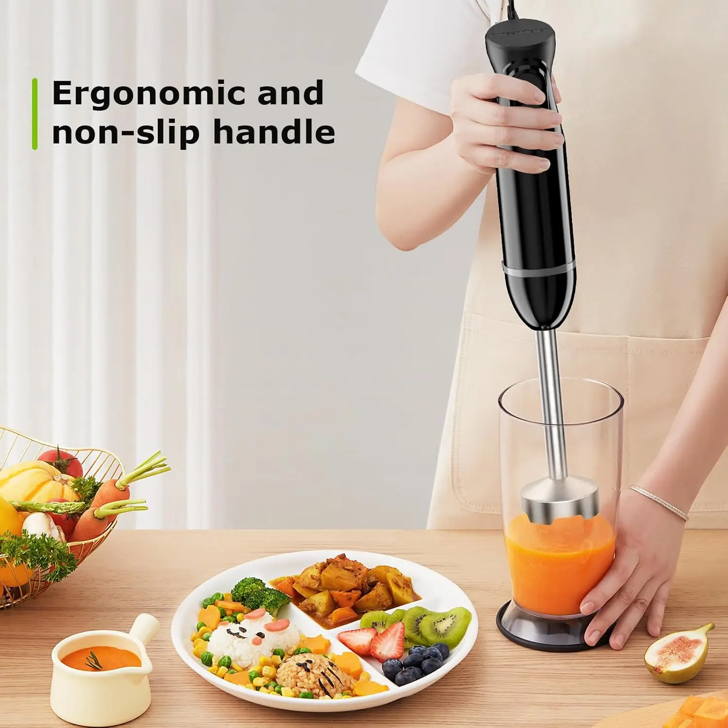 2 Speed Immersion Blender 5