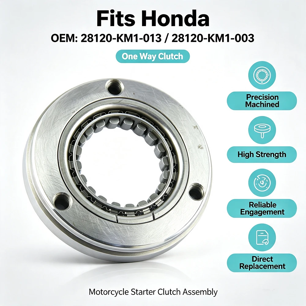 Picture: Motorcycle Starter Motor One way Clutch For Honda CH250 CN250 Helix Spazio NSS250 Jazz FES250 PS250 28120-KM1-003 28120-KM1-013