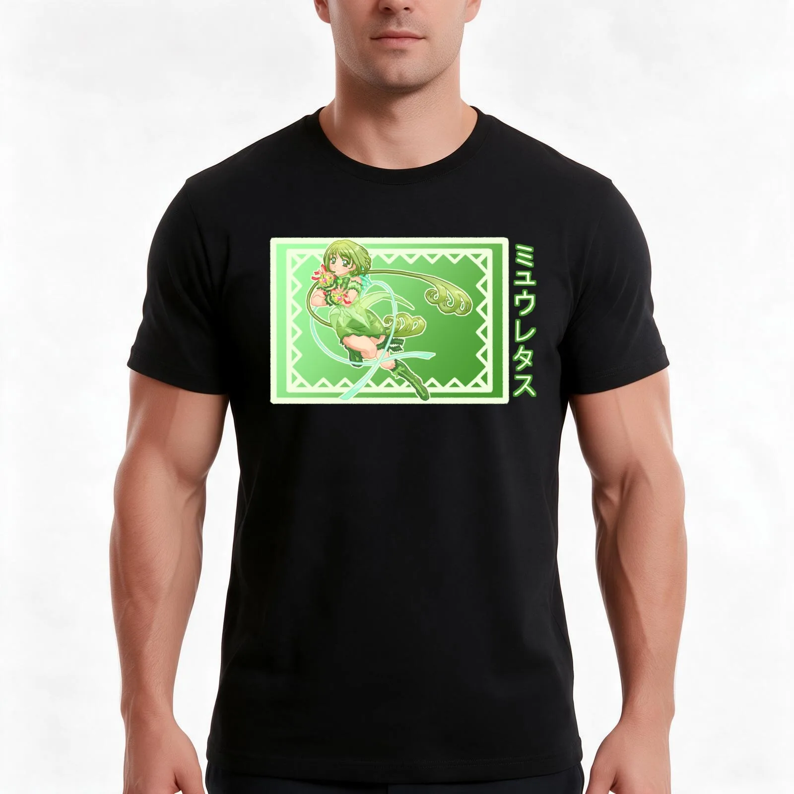 Mew Lettuce T-Shirt Summer Casual Cotton Tee Oversized Streetwear Tops Vintage Graphic Print Loose Fit Short Sleeve