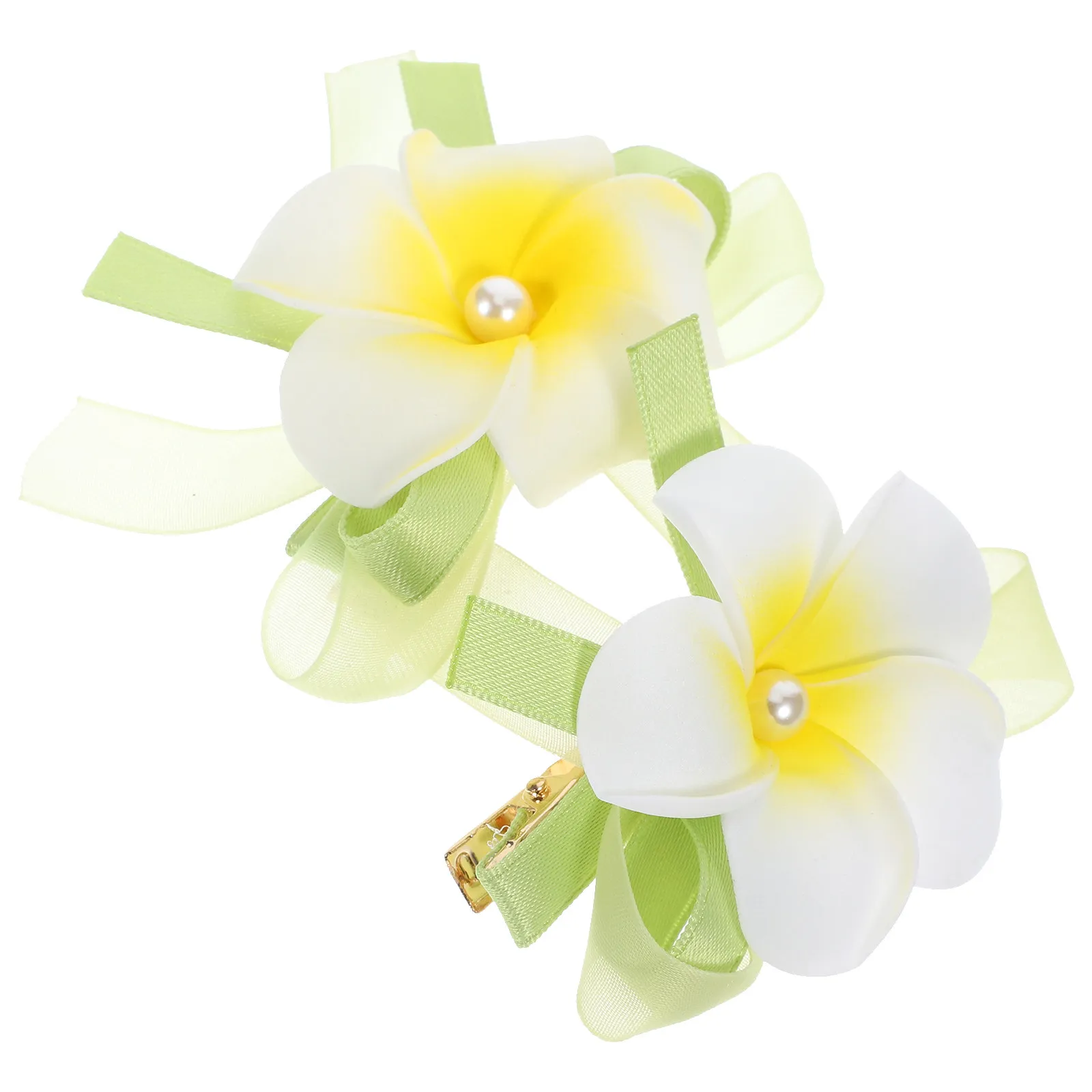 

2 шт. заколки для волос с плюмерией, маленькие милые заколки-каваи для девочек, аксессуары для укладки тонких волос, подарки на день рождения, праздничная мода