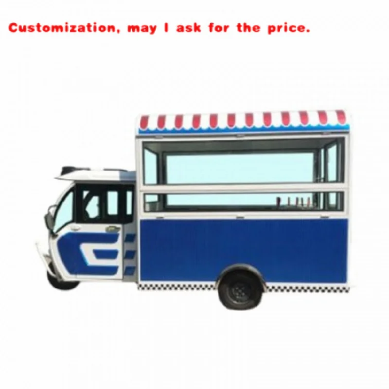 

custom.Drivable Food Truck with Full Kitchen Mobile Street Freezer Cart BBQ 1-Year Warranty Bakery Use