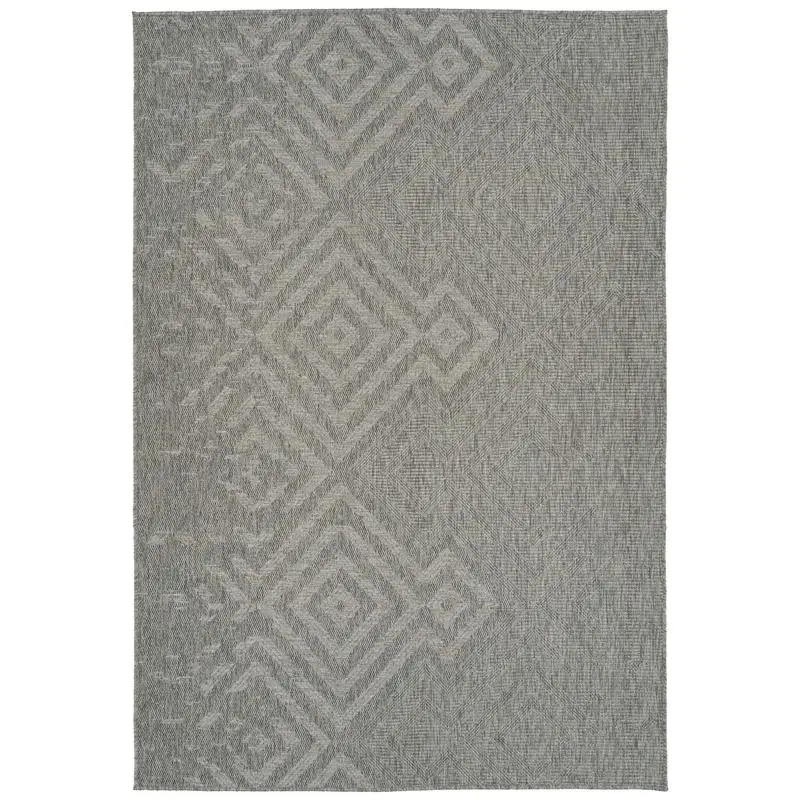 

Modern Transitional Geometric Southwestern Textured High-Low Cut & Loop 2' x 6' Runner Rug