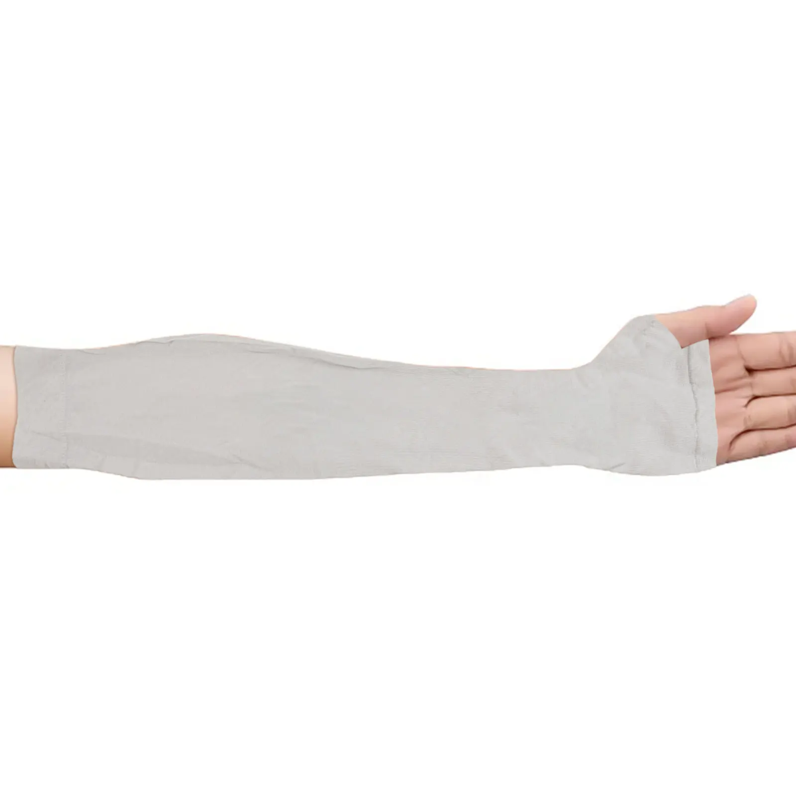 1Pair Summer Ice Silk Arm Sleeves Breathable Cycling Arm Protection Outdoor Sun UV Protect Sports Sunscreen Arm Cuff Sleeve