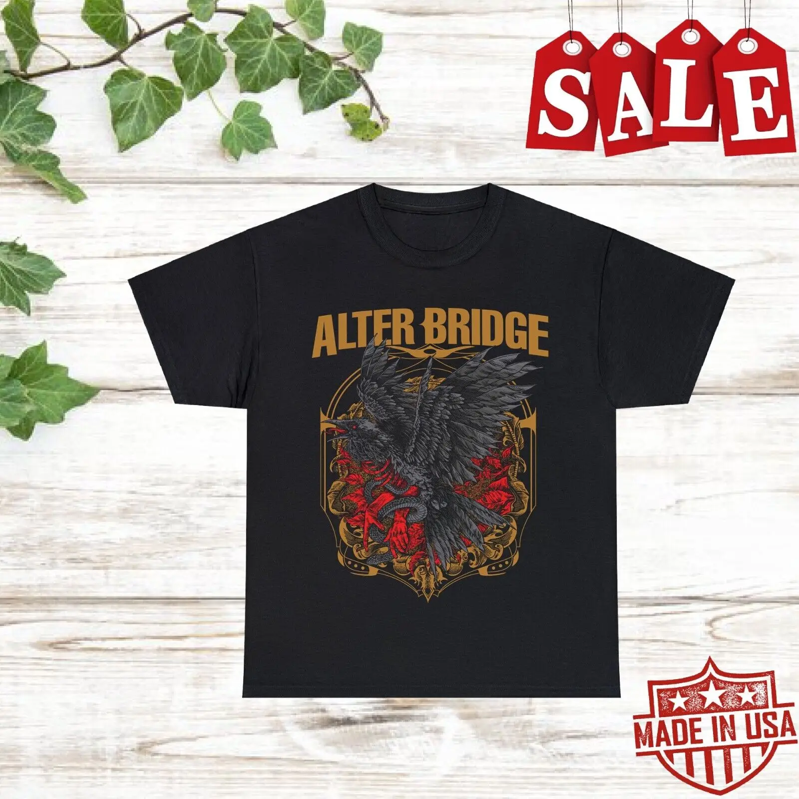 ALTER BRIDGE SWARMING CROW Gift For Fans Unisex All Size Shirt 1RT651