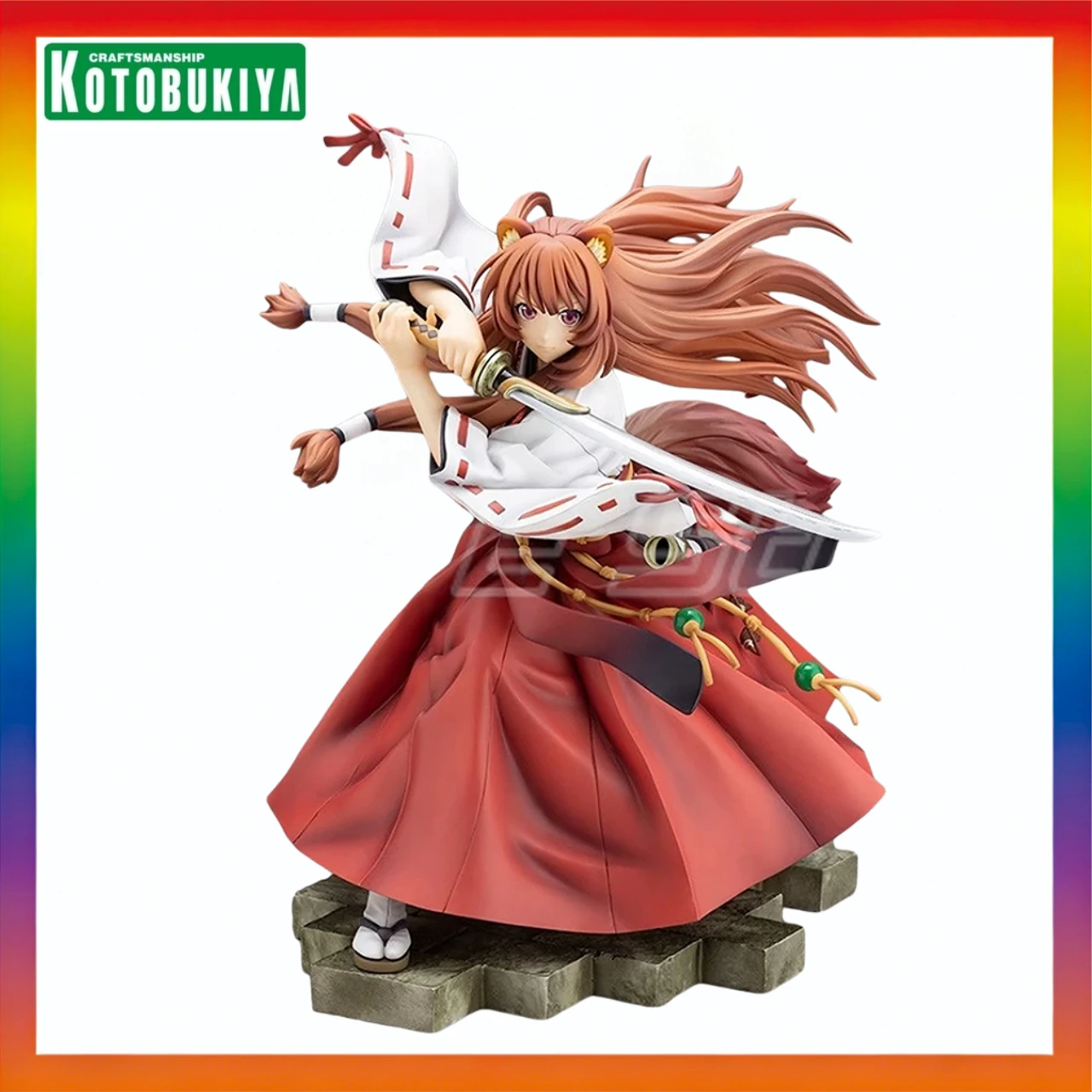 

В наличии оригинальная Kotobukiya The Rising of The Shield Hero Season2 Raphtalia аниме фигурка модель коллекция подарочные игрушки