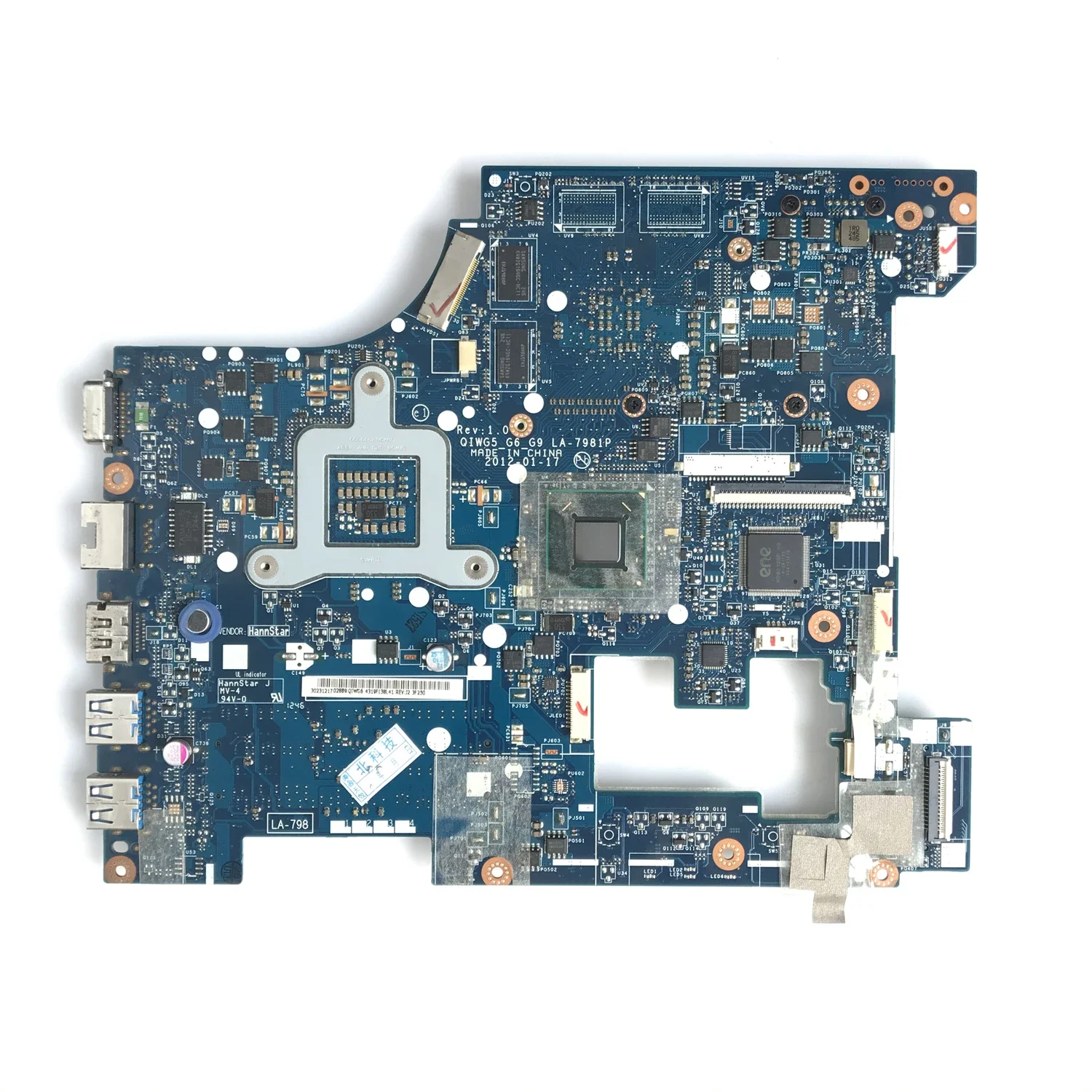 

High Quality 100% Tested Working Motherboard for Lenovo G580/G480 Laptop Mainboard LA-7988P LA-7981P with N13M-GE7-B-A1 1GB