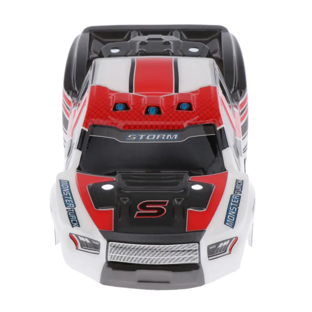 1/18 مقياس 4WD RC قطع غيار السيارات جسم السيارة شل DIY ترقية ملحق 18301 أحمر