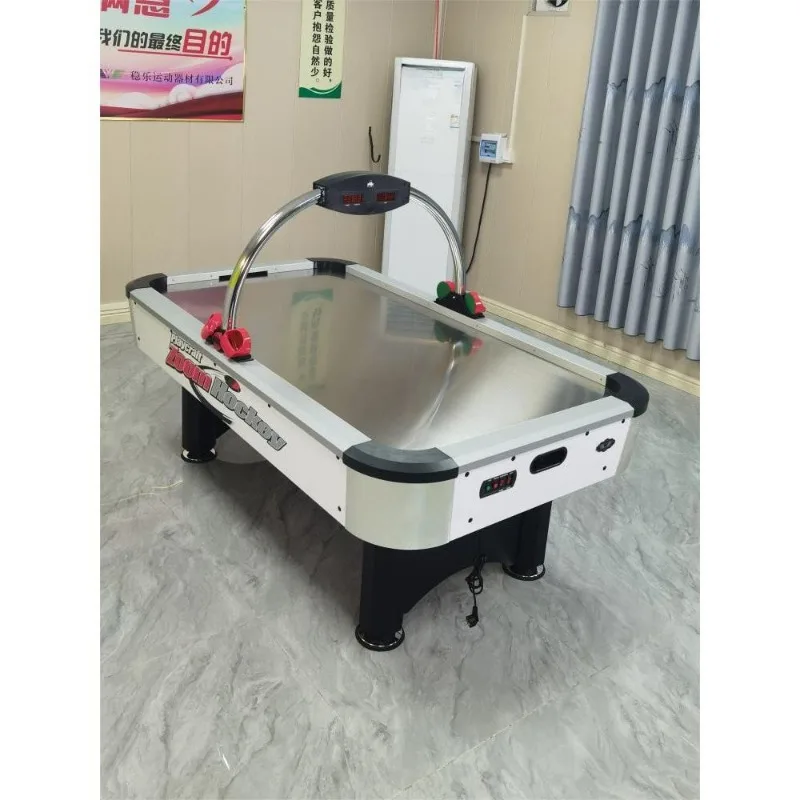 Table Ice Hockey Machine Air Hanging  Board Game Electric Meter Reinforced Aluminum Face Party