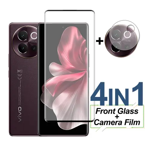 Full Cover Tempered Glass For ViVo V40 Lite Screen Protector On ViVo V40 Lite Glass Protective Phone Camera Lens Film ViVo V40