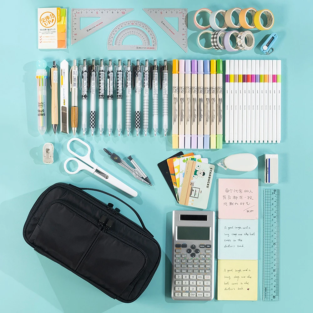 다목적 연필 케이스, 메이크업 지퍼 펜꽂이