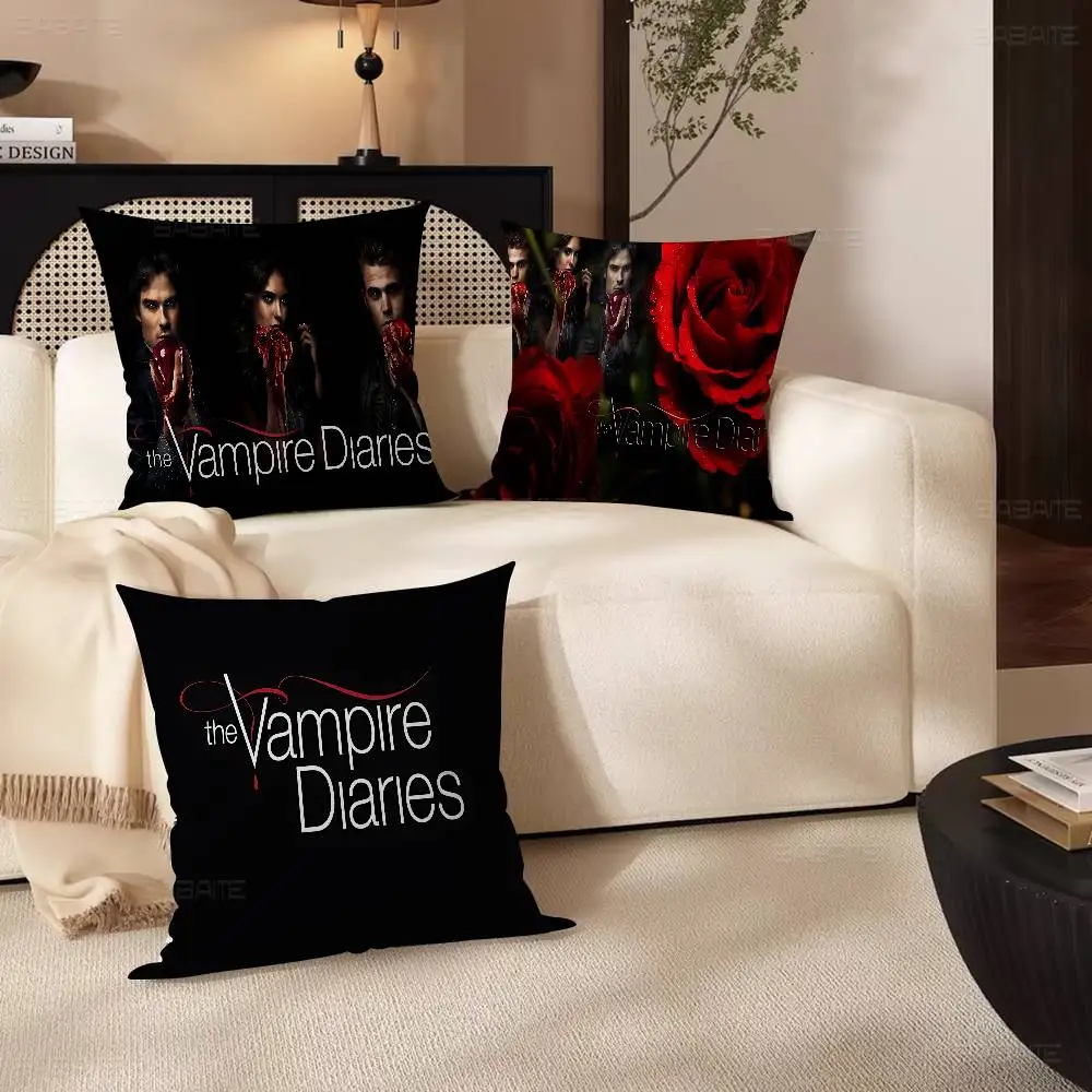 Classic The Vampire Diaries Personalized Pillow Dust Cover Bedroom Kids Party Decoration Pillowcase Birthday Children Gift