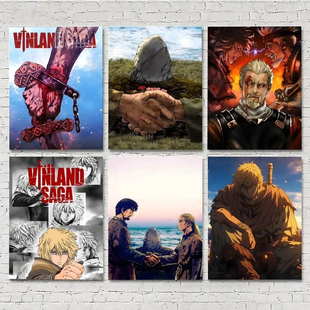 Vinland S-Saga Anime Posters HD Print Vintage Wall Art Decor for Home Study Room