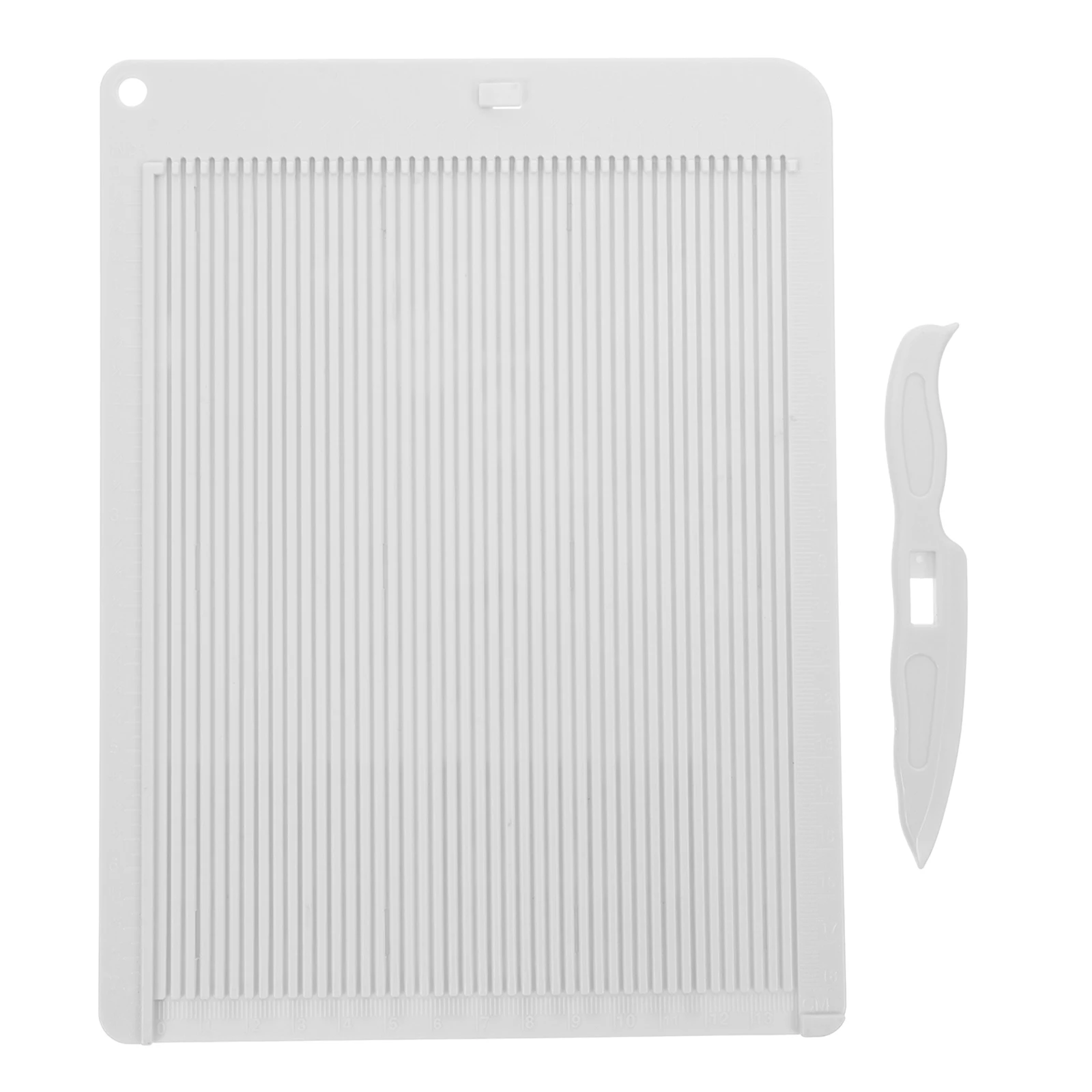

Craft Paper Scoring Board Maker Fold Tool Envelope Card Supplies Lightweight Portable ABS Elegant Finish Daily Use Team Sports