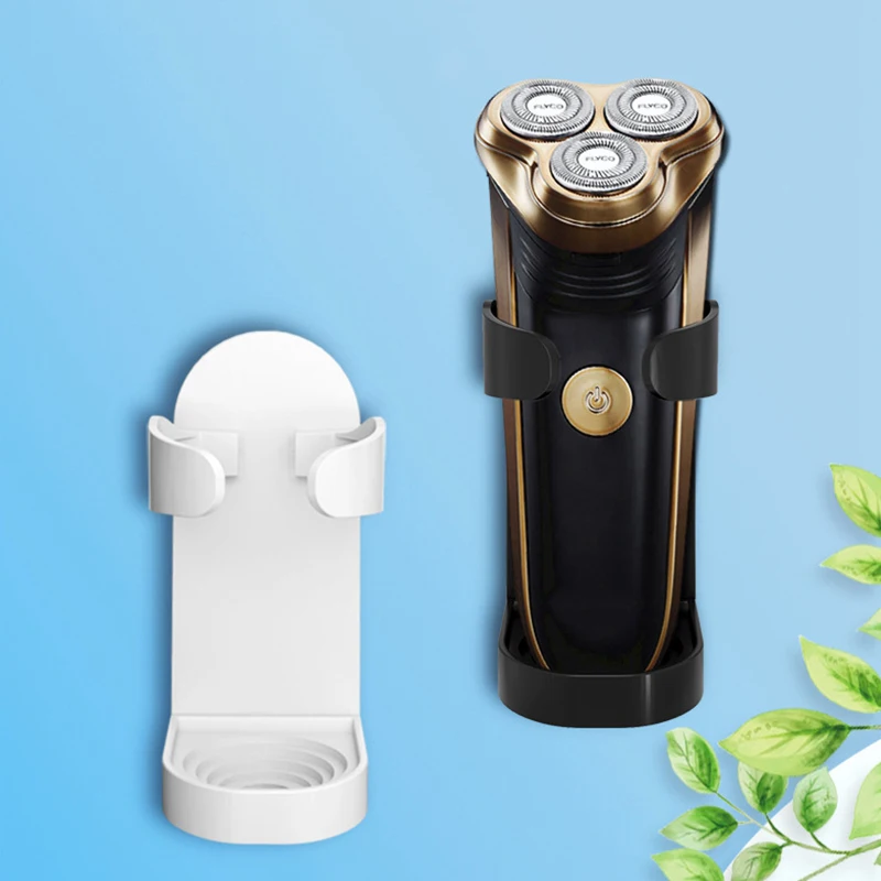 Electric Shaver Razor Wall-Mounted Holder Traceless Toothbrush Stand Rack Space Saving Storage Holder Base Bathroom Accessories