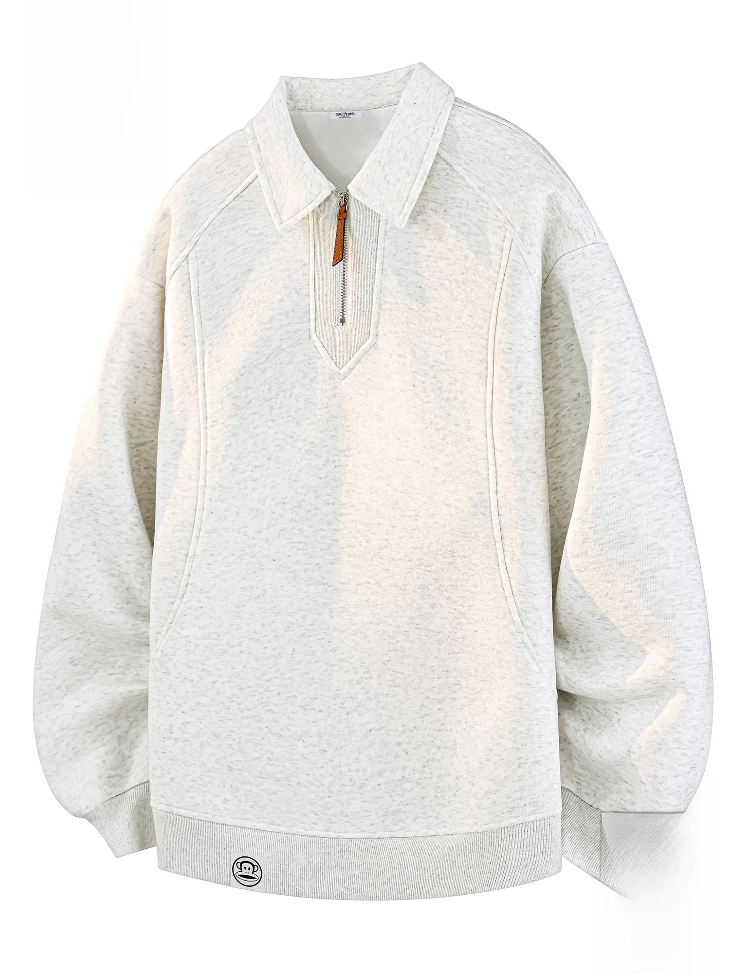 

Мужская толстовка Paul Frank Spring Heavyweight с длинным рукавом, свободного кроя, на молнии, повседневная, удобная, из смесового полиэстера и хлопка, на молнии.