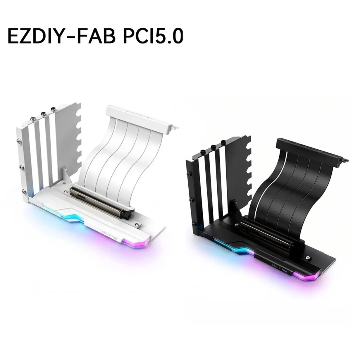 PCIe 5.0 4090 Vertical GPU Mount, Additional GPU Brace, 5V ARGB Sync, GPU Showcase, Mid/Full ATX Cases, 7+ PCIe Slots A