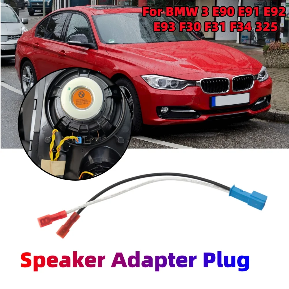

2Pcs Speaker Adapter Plug Replacement For BMW 3 E90 E91 E92 E93 F30 F31 F34 325 Car Speaker Wiring Harness Adapter Accessories